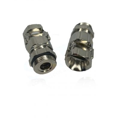 Pflitsch, 15107S03ZU, UNI HF Dicht Brass, nickel-plated, Pg connection thread, With o-ring HNBR.