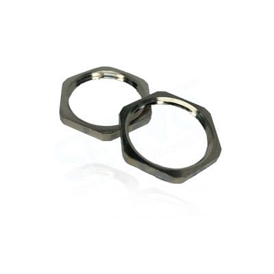 Pflitsch 754/5, Lock Nut for cable gland, Nickel Plated Brass, Pg 21.