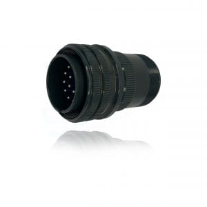 Fujikura, D/MS3106A20-29P, Straight Plug, 17 size 16 Pin Contacts, Shell Size 20, Black Trivalent Chromate.