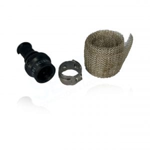 KEC, KCS2801-32-09G, Universal EMC backshell Straight, MIL-C-38999 SERIES 3 & 4, Shell Size 09, Black Zinc Nickel. Sutable for many applications.