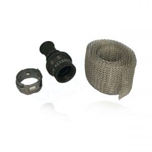 KEC, KCS2801-32-09W, Universal EMC backshell Straight, MIL-C-38999 SERIES 3 & 4, Shell Size 09, Cadmium + Olive Drab. Sutable for many applications.