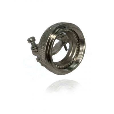 Sourced, M85049/38S-23N, AS85049/38, Straight Strain Relief Self-Locking, Shell Size 23 with Aluminum, Electroless Nickel Plating.