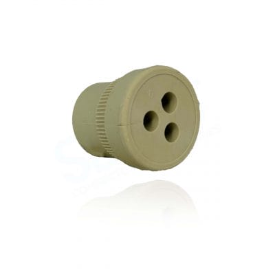 Pflitsch, UFE54PM3X5, Uni Dicht sealing insert, multiple slit, TPE-V, Natural Colour, Mulitple Slit, -40 °C / +135 °C, Connection Thread M25.