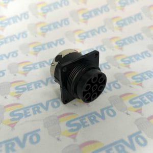 Eaton Souriau, UTG0187P, Panel Mounting Receptacle, Shell Size 18, 7 x Size 16 Male Contacts.
