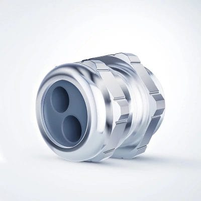 Pflitsch, E149M1X3, UNI Multiple Pg cable gland, Brass, nickel-plated, stainless steel AISI 303, polycarbonate, PVDF, Pg 7 connection thread.