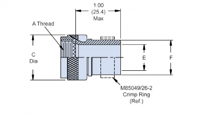 M85049-20 Technical Drawing