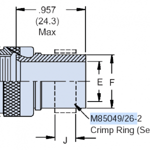M85049-26 Technical Drawing