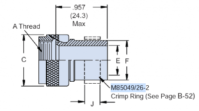 M85049-26 Technical Drawing