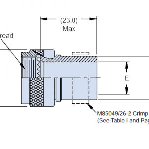 M85049-33-2 Technical Drawing