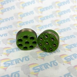 Eaton Souriau, J599EIE1016A10, Male insulator layout 25-88 Quadrax. Used in assembling MIL-DTL-38999 Series III Quadrax Connectors.