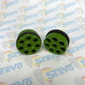 Eaton Souriau, J599EIE1040A10, Male insulator layout 25-88 Quadrax. Used in assembling MIL-DTL-38999 Series III Quadrax Connectors.