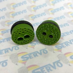 Eaton Souriau, J599EIE1052A10, Male insulator layout 25-86 Quadrax. Used in assembling MIL-DTL-38999 Series III Quadrax Connectors.