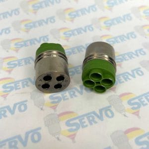 Eaton Souriau, J599EIE9165A10, Female insulator layout 21-84 Quadrax. Used in assembling MIL-DTL-38999 Series III Quadrax Connectors.