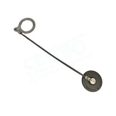 Polamco, 100P237-13-1-B-WR5-13, Plug Protection Cap used on MIL-DTL-38999 Series III, Shell Size 13, Aluminium Silicone Stainless Steel Wire Rope.