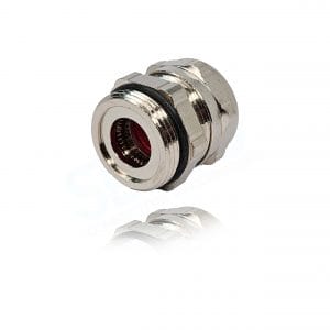 Pflitsch, 15413S08, UNI HF Dicht, Brass, nickel plated, Pg 21 connection thread, Type of protection IP 68 up to 10 bar, RoHS Compliant, TPE Insert.