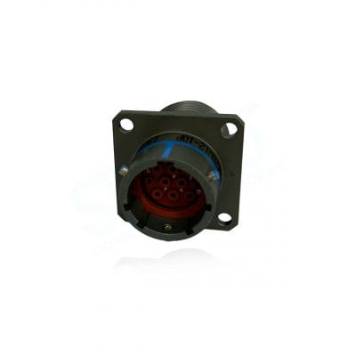 Sourced, MS3470W12-10P, MIL-DTL-26482 Series II Circular Connector, Wall Mount Receptacle, 10 Size 20 Pin Contacts, Shell Size 12.