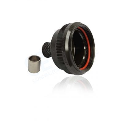 Polamco, 91H1-21-06-1-ZB-HE100, EMI Shielding Adaptor, Shell SIze 21, entry size 06, Straight for MIL-DTL-38999 Series III & IV, Olive Drab Zinc Cobalt.