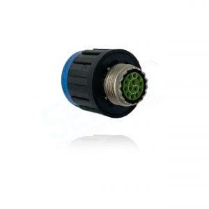 Eaton Souriau, D38999/26MB35PN, Plug with RFI Shielding, Shell Size 11 with Nickel Composite Plating, 13 Size 22D Pin Contacts.