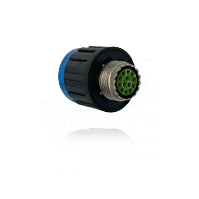 Eaton Souriau, D38999/26MB35PN, Plug with RFI Shielding, Shell Size 11 with Nickel Composite Plating, 13 Size 22D Pin Contacts.