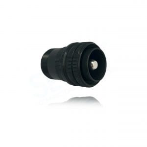 Fujikura, D/MS3106A20-2P, Straight Plug, 1 size 0 Pin Contacts, Shell Size 20, Black Trivalent Chromate.