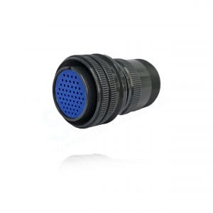 Fujikura, D/MS3106A32-414S, Straight Plug, 52 size 16 Socket Contacts, Shell Size 32, Black Trivalent Chromate.