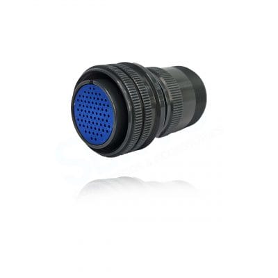 Fujikura, D/MS3106A36-73S, Straight Plug, 73 size 16 Socket Contacts, Shell Size 36, Black Trivalent Chromate.