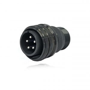 Fujikura, D/MS3106A18-11P, Straight Plug, 5 size 12 Pin Contacts, Shell Size 18, Black Trivalent Chromate.