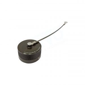 Polamco, 100P820S-20-1-ZB-WR4-03, Receptacle Protection Mil-DTL-5015, Shell Size 20, Zinc Nickel Black Passivate over Electroless Nickel.