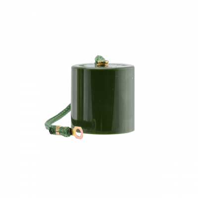 Amerline, 11675004, NATO 1 Pin Slave receptacle dust cover, Olive Drab. Used on connectors: 11674728, 11682345.