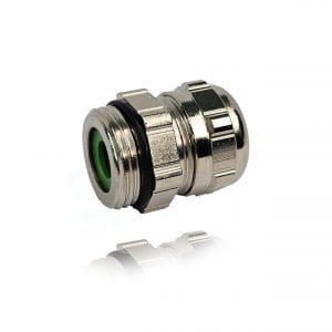 Pfllitsch, 151D11, UNI Dicht Pg cable gland, Brass, nickel-plated, Pg connection thread, With o-ring made of HNBR.