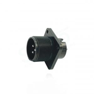 Fujikura, D/MS3102A16-10P, Box Mounting Receptacle, 3 size 12 Pin Contacts, Shell Size 16, Black Trivalent Chromate.