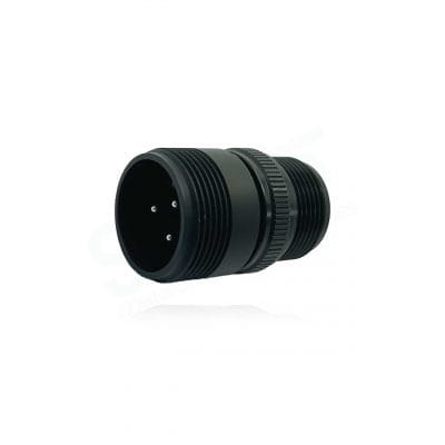Fujikura, D/MS3101A16S-5P, Cable Connecting Receptacle, 3 size 16 Pin Contacts, Shell Size 16S, Black Trivalent Chromate.
