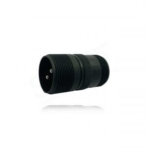 Fujikura, D/MS3101A20-23P, Cable Connecting Receptacle, 2 size 8 Pin Contacts, Shell Size 20, Black Trivalent Chromate.