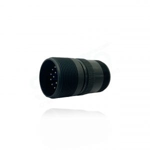 Fujikura, D/MS3101A20-29P, Cable Connecting Receptacle, 17 size 16 Pin Contacts, Shell Size 20, Black Trivalent Chromate.