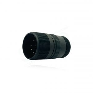 Fujikura, D/MS3101A20-7P, Cable Connecting Receptacle, 8 size 16 Pin Contacts, Shell Size 20, Black Trivalent Chromate.