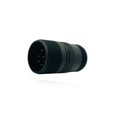 Fujikura, D/MS3101A20-7P, Cable Connecting Receptacle, 8 size 16 Pin Contacts, Shell Size 20, Black Trivalent Chromate.