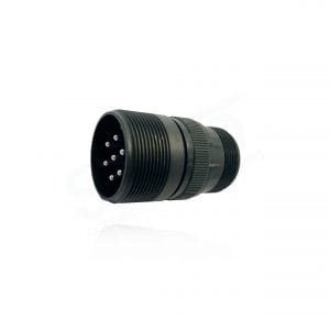 Fujikura, D/MS3101A22-28P, Cable Connecting Receptacle, 7 size 12 Pin Contacts, Shell Size 22, Black Trivalent Chromate.