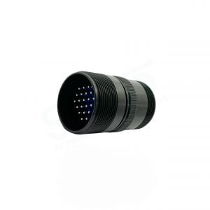 Fujikura, D/MS3101A24-28P, Cable Connecting Receptacle, 24 size 16 Pin Contacts, Shell Size 24, Black Trivalent Chromate.