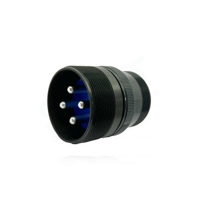Fujikura, D/MS3101A32-17P, Cable Connecting Receptacle, 4 size 4 Pin Contacts, Shell Size 32, Black Trivalent Chromate.