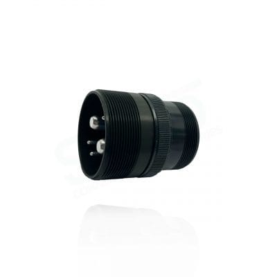 Fujikura, D/MS3101A32-1P, Cable Connecting Receptacle, 2 size 0 and 3 size 12 Pin Contacts, Shell Size 32, Black Trivalent Chromate.