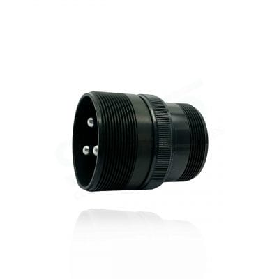 Fujikura, D/MS3101A32-2P, Cable Connecting Receptacle, 3 size 4 and 2 size 16 Pin Contacts, Shell Size 32, Black Trivalent Chromate.