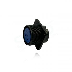 Fujikura, D/MS3102A22-10S, Box Mounting Receptacle, 4 size 16 Socket Contacts, Shell Size 22, Black Trivalent Chromate.