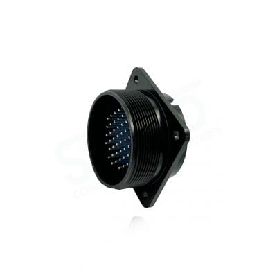 Fujikura, D/MS3102A36-10P, Box Mounting Receptacle, 48 size 16 Pin Contacts, Shell Size 36, Black Trivalent Chromate.