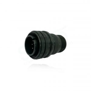 Fujikura, D/MS3106A18-19P, Straight Plug, 10 size 16 Pin Contacts, Shell Size 18, Black Trivalent Chromate.