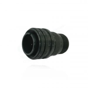 Fujikura, D/MS3106A18-22P, Straight Plug, 3 size 16 Pin Contacts, Shell Size 18, Black Trivalent Chromate.