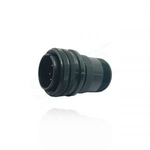 Fujikura, D/MS3106A20-7P, Straight Plug, 8 size 16 Pin Contacts, Shell Size 20, Black Trivalent Chromate.