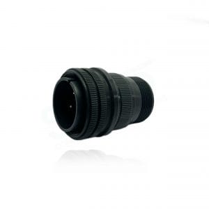 Fujikura, D/MS3106A22-10P, Straight Plug, 4 size 16 Pin Contacts, Shell Size 22, Black Trivalent Chromate.