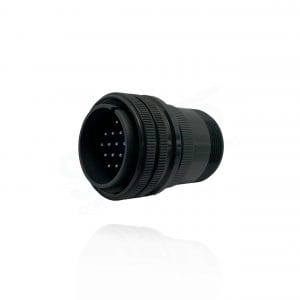 Fujikura, D/MS3106A24-5P, Straight Plug, 16 size 16 Pin Contacts, Shell Size 24, Black Trivalent Chromate.