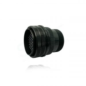 Fujikura, D/MS3106A32-414P, Straight Plug, 52 size 16 Pin Contacts, Shell Size 32, Black Trivalent Chromate.