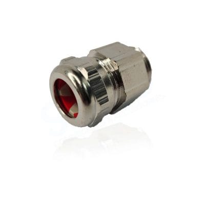 Pflitsch, 5152EZ1310, UNI Dicht EMV Cable Gland, TPE insert, Pg 13,5, Brass, nickel plated. For use in Data Centers, Emobility, Helicopters, Robotics